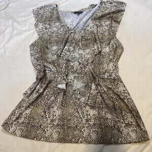 REITMANS SNAKE PRINT BLOUSE
